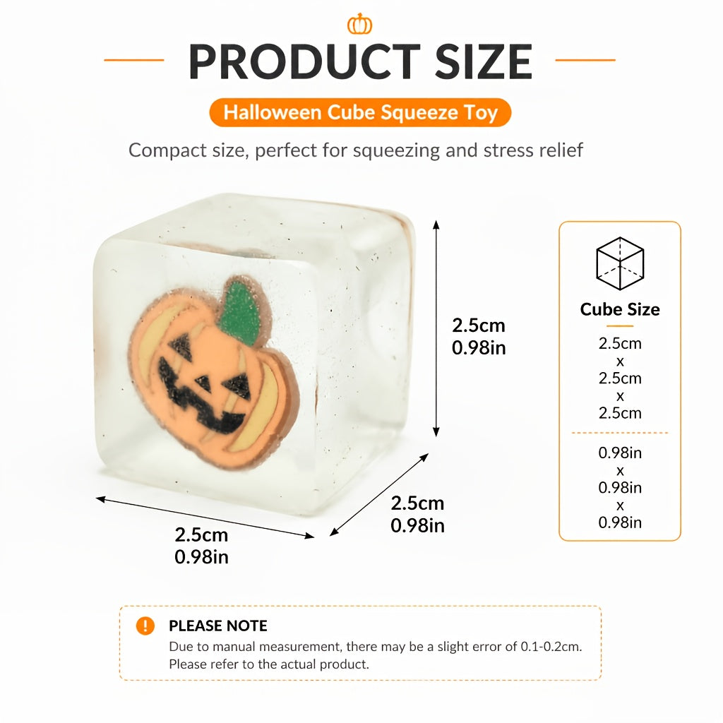 Halloween Squishy Blocks – Pumpkin & Bat Designs