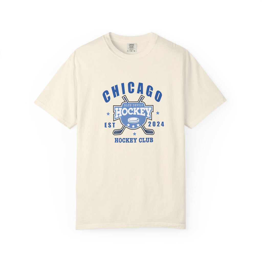 Blue Devils Hockey Stick Est. 2024, Sports Tee - The S.J. Sylvis Shop