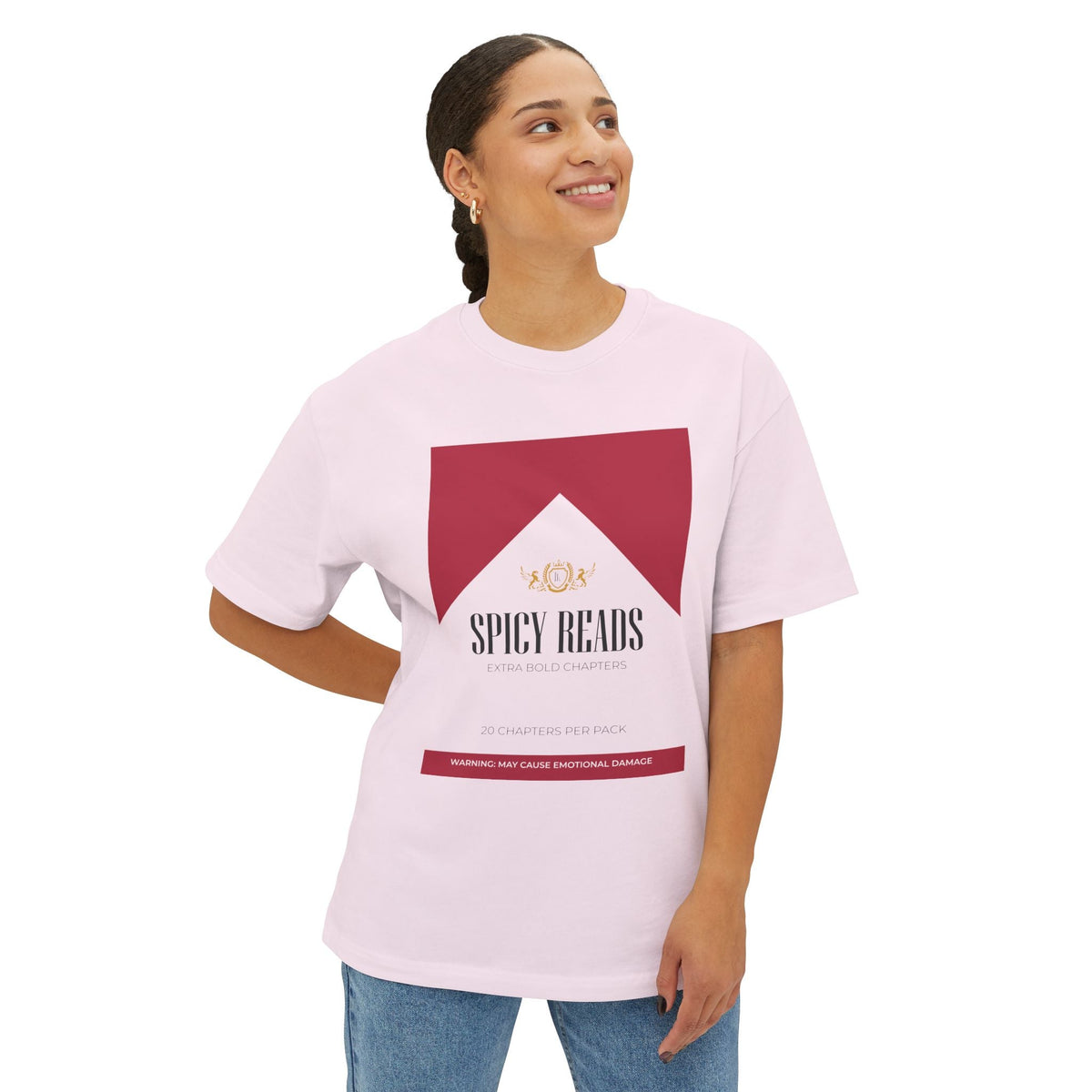 Spicy Reads Oversized Tee - THE BIRTHDAY GIRL’S BOOK CLUB COLLECTION
