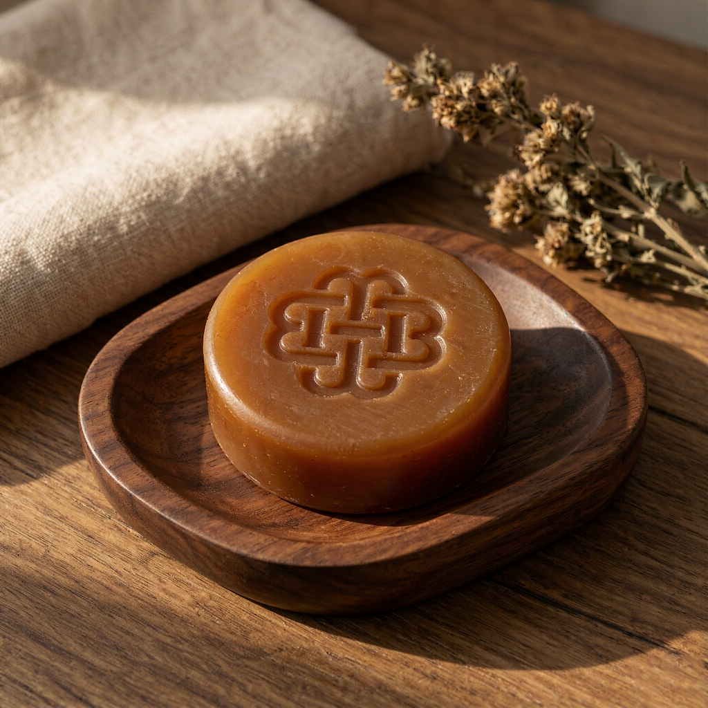 Mugwort Herbal Essential Oil Soap – Botanical-Inspired Daily Cleansing Bar