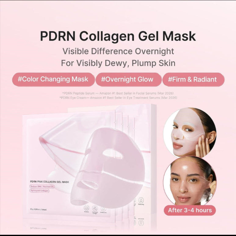 Pink Collagen Gel Face Mask with PDRN