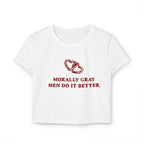Morally Gray Men Baby Tee - The Scarlet Letter Collection