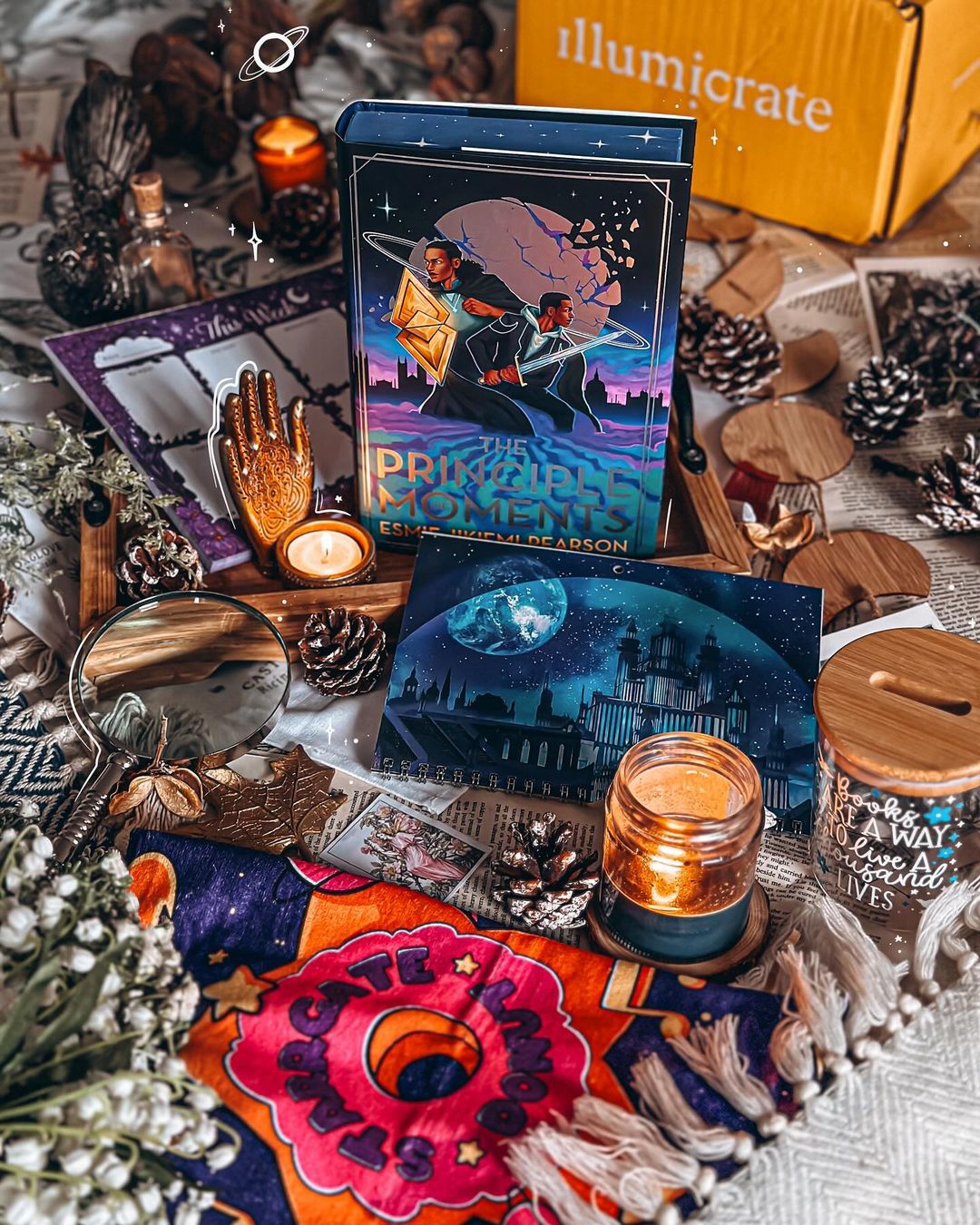 The Principle of Moments by Esmie Jikiemi-Pearson Full Box (Illumicrate 'In The Stars' Exclusive)