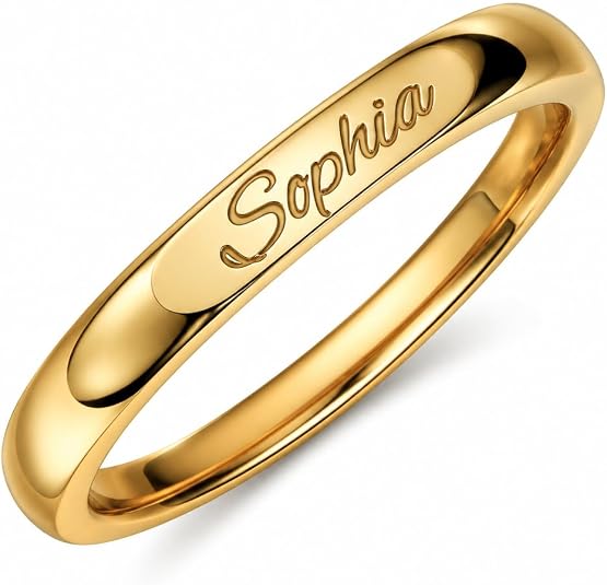 Personalized Name Ring for Women – Custom Name Jewelry, A Meaningful Gift for Her