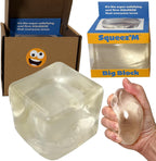 Oversized Gel Stress Cube – Squishy Sensory Fidget Toy