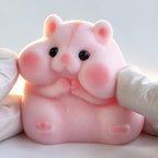 Handmade Silicone Hamster Squishy Toy – Slow Rise Fidget with Cute Accessories