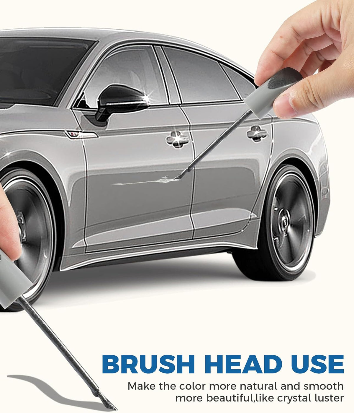 Gray Car Touch Up Paint Pen for Scratch Repair