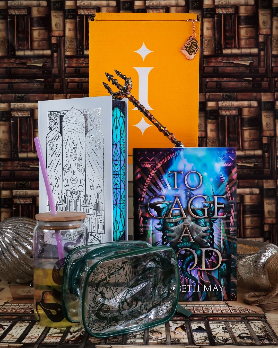To Cage A God by Elizabeth May Full Box (Illumicrate 'Caged Hearts' Exclusive)