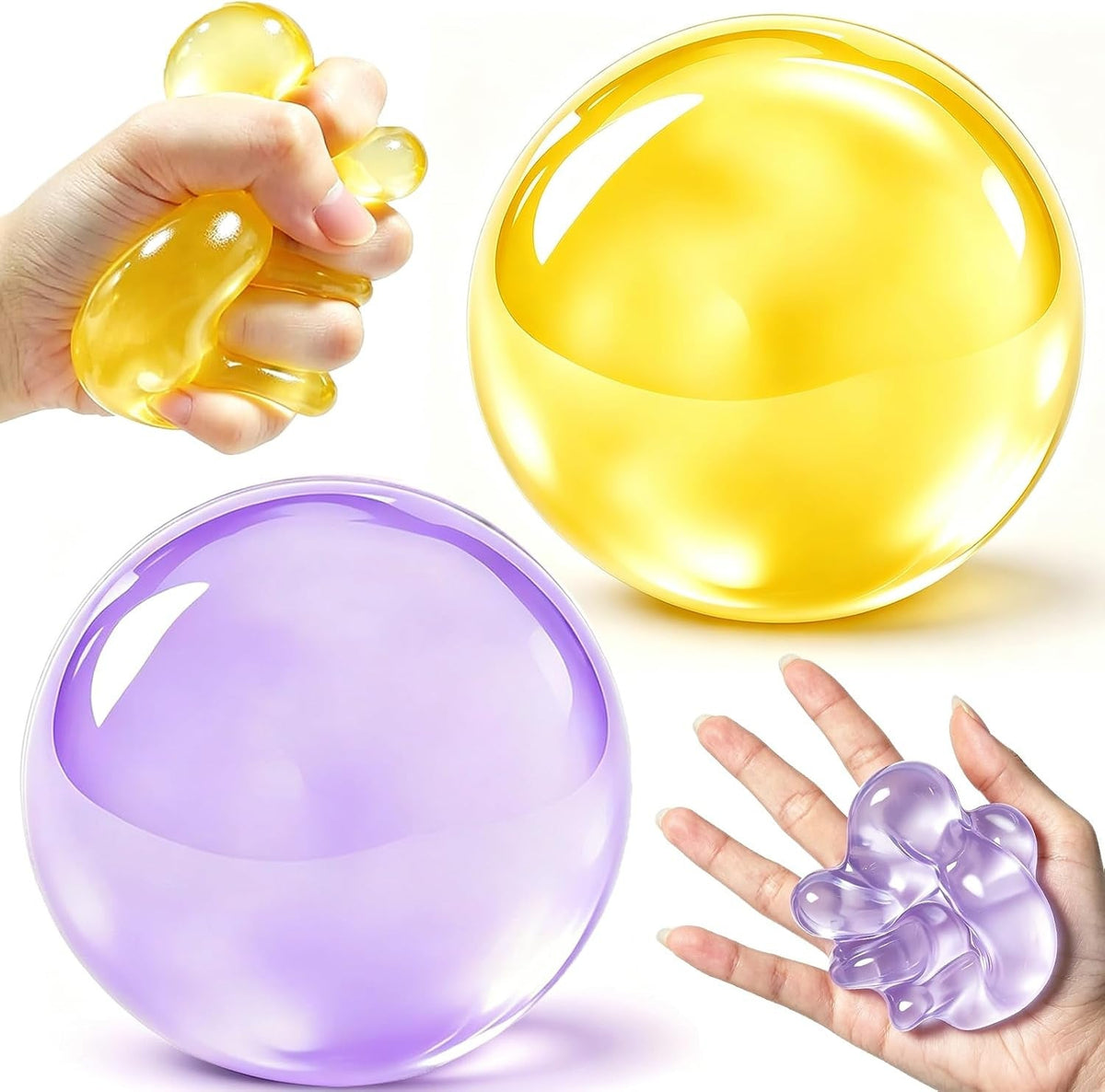 Coconut Oil Slow-Rebound Squishy Ball – Soft Squeeze Sensory Toy for Everyday Fun