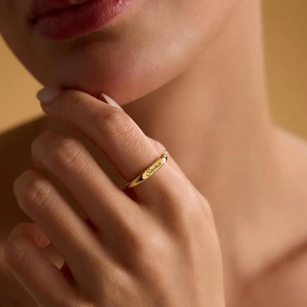Personalized Name Ring for Women – Custom Name Jewelry, A Meaningful Gift for Her